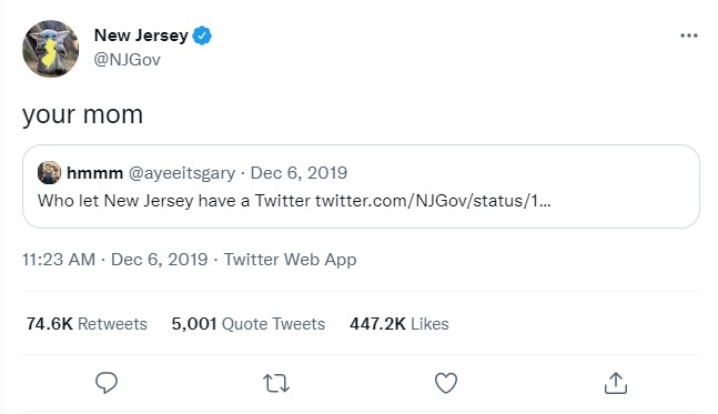 nj gov tweet