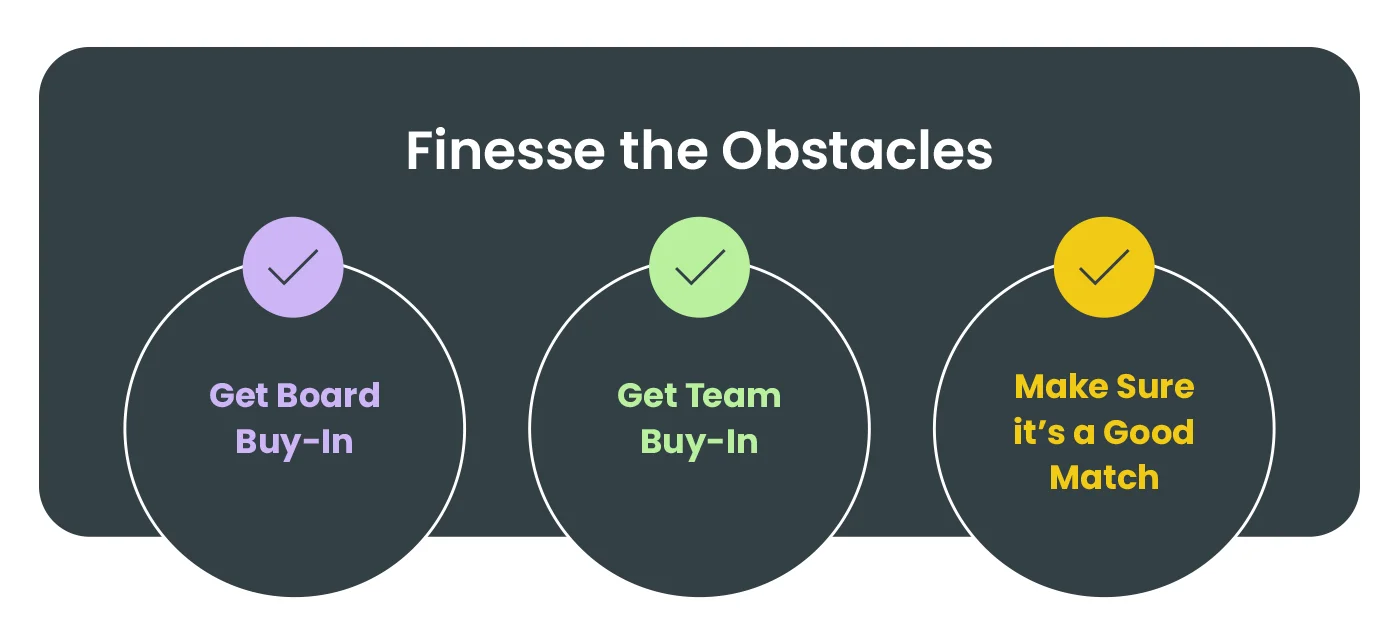 Finesse the Obstacles to Buy-In
