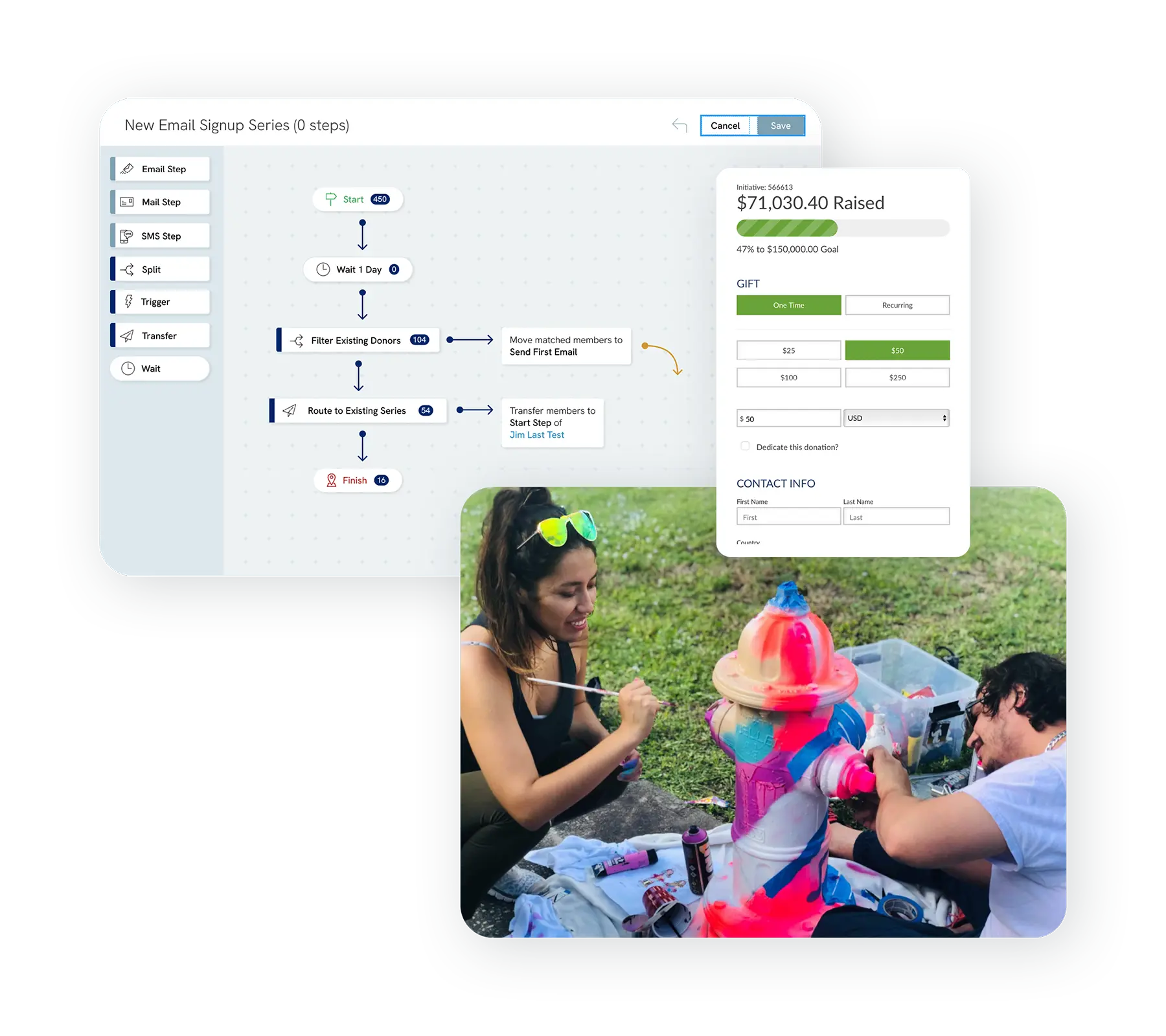 painting fire hydrants